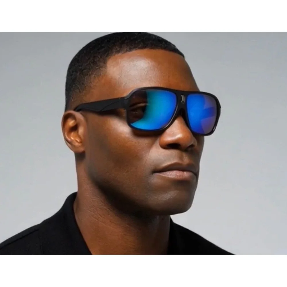 Comfort Sunglasses Blue Mirror Lens Driving Sport Sunglasses Fashion UV400 Gafas